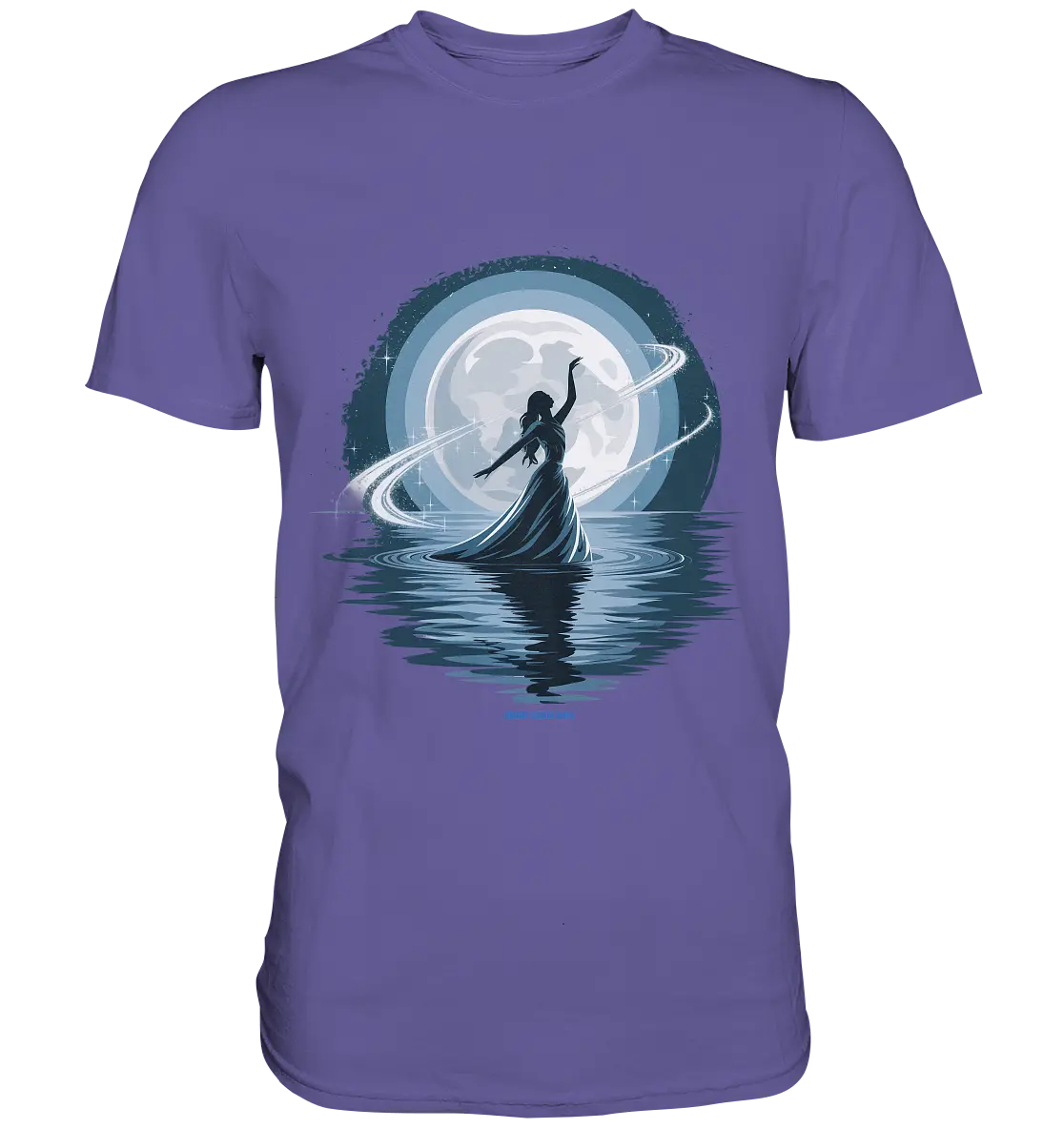 Nightfall Elegance Die Tänzerin im Mondlicht - Premium Shirt Bright Lights Arts