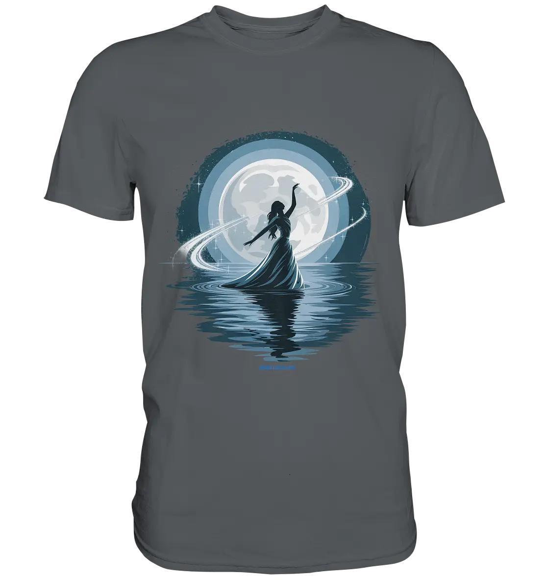 Nightfall Elegance Die Tänzerin im Mondlicht - Premium Shirt Bright Lights Arts