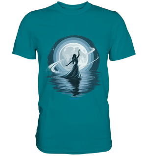 Nightfall Elegance Die Tänzerin im Mondlicht - Premium Shirt Bright Lights Arts