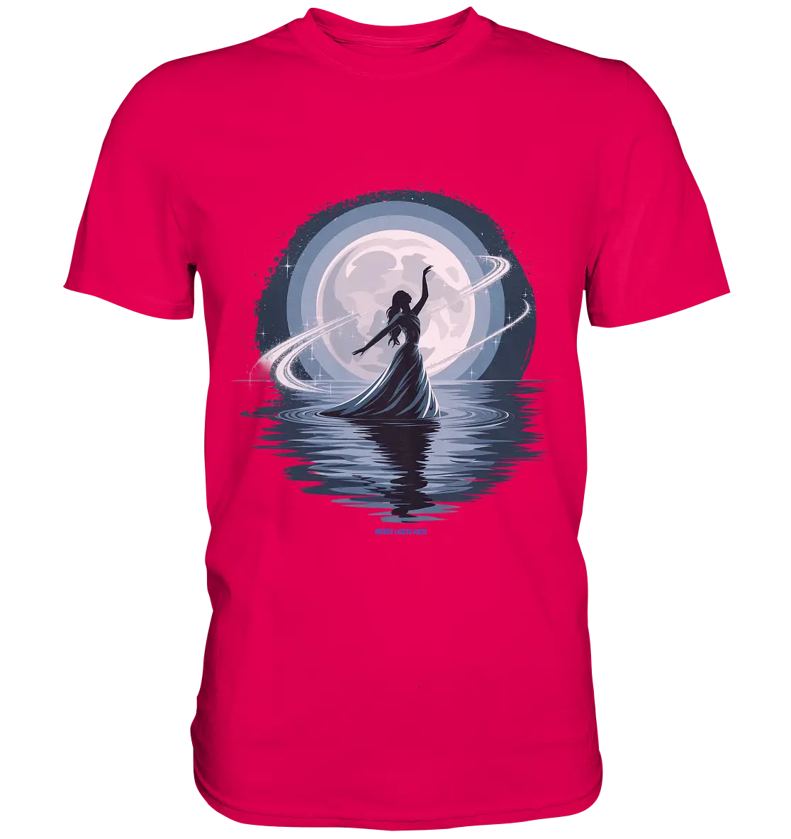 Nightfall Elegance Die Tänzerin im Mondlicht - Premium Shirt Bright Lights Arts