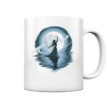 Nightfall Elegance Die Tänzerin im Mondlicht - Tasse glossy Bright Lights Arts