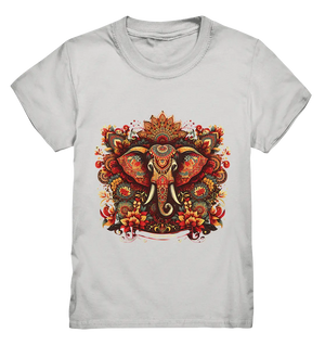 Ornamentaler Elefant: Kunstvolle Farbenpracht - Kids Premium Shirt Bright Lights Arts