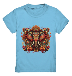 Ornamentaler Elefant: Kunstvolle Farbenpracht - Kids Premium Shirt Bright Lights Arts