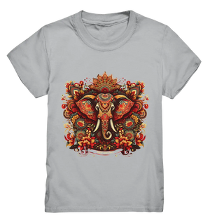Ornamentaler Elefant: Kunstvolle Farbenpracht - Kids Premium Shirt Bright Lights Arts