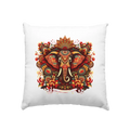 Ornamentaler Elefant: Kunstvolle Farbenpracht - Kissen 40x40cm Bright Lights Arts