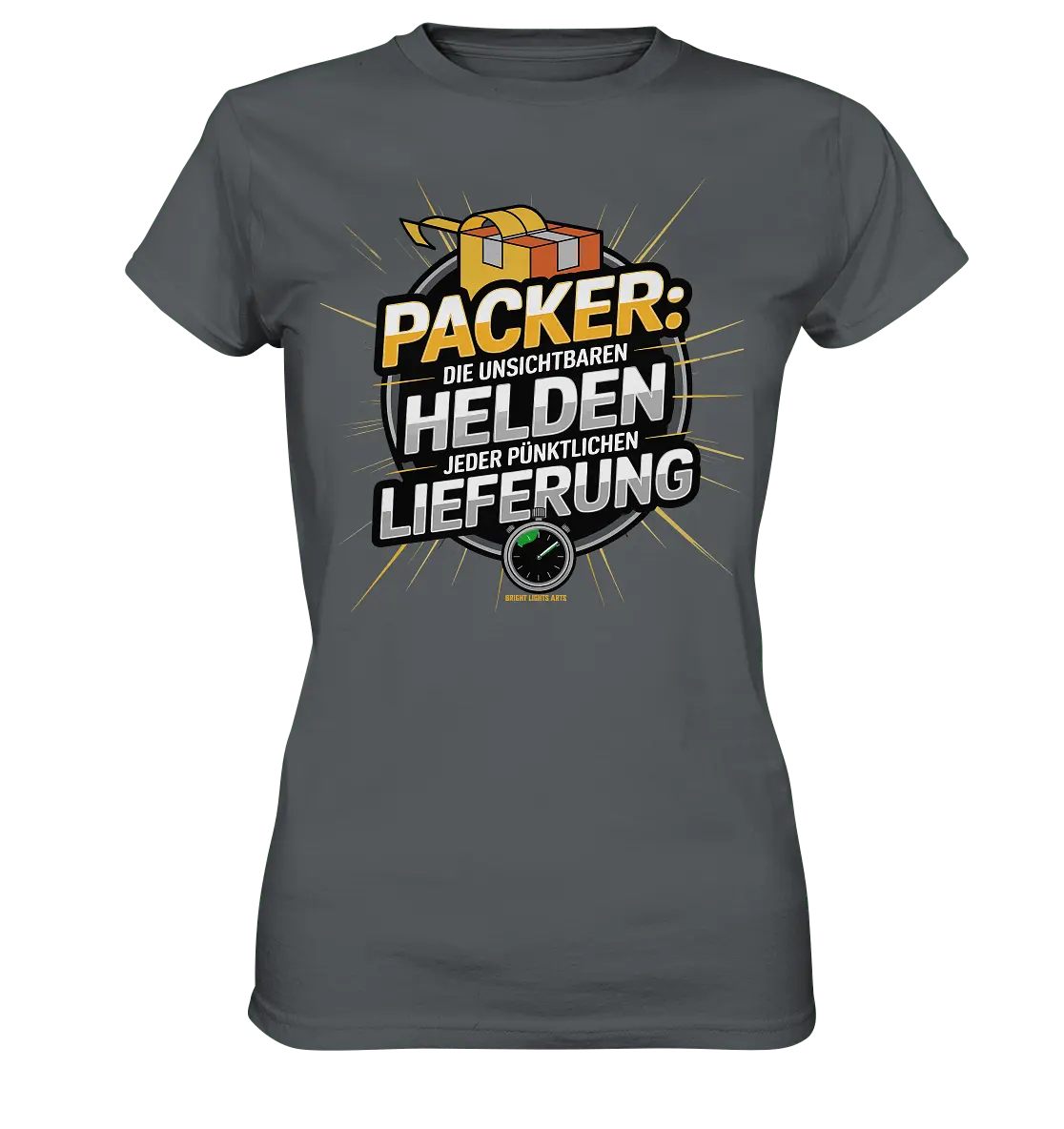 PACKER: Unsichtbare Helden der Logistik – Ein Design für Berufsstolz - Ladies Premium Shirt - Bright Lights Arts