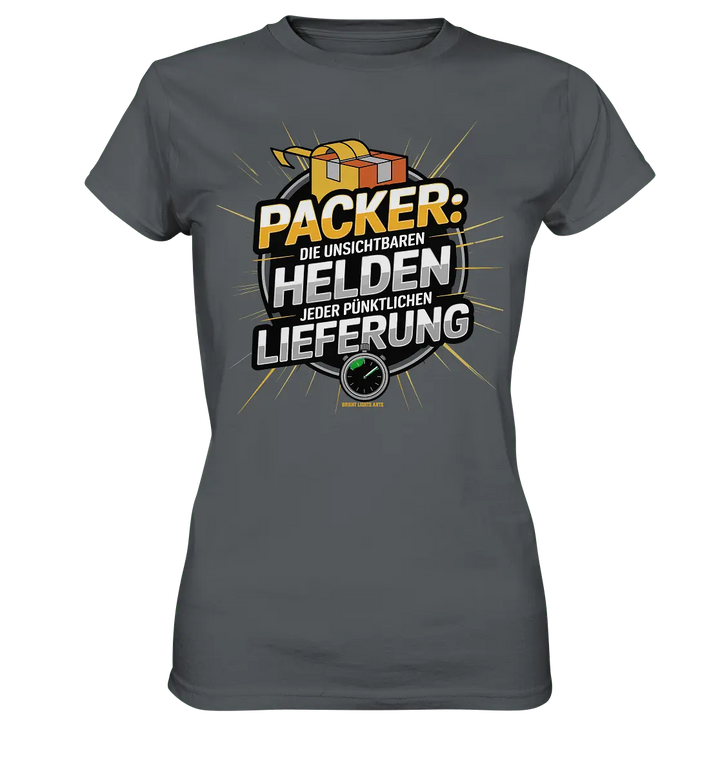 PACKER: Unsichtbare Helden der Logistik – Ein Design für Berufsstolz - Ladies Premium Shirt - Bright Lights Arts