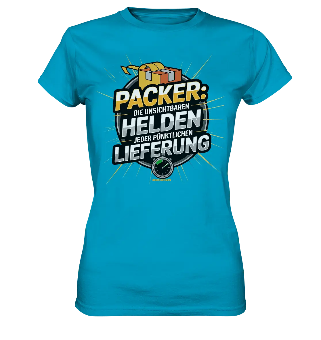 PACKER: Unsichtbare Helden der Logistik – Ein Design für Berufsstolz - Ladies Premium Shirt - Bright Lights Arts