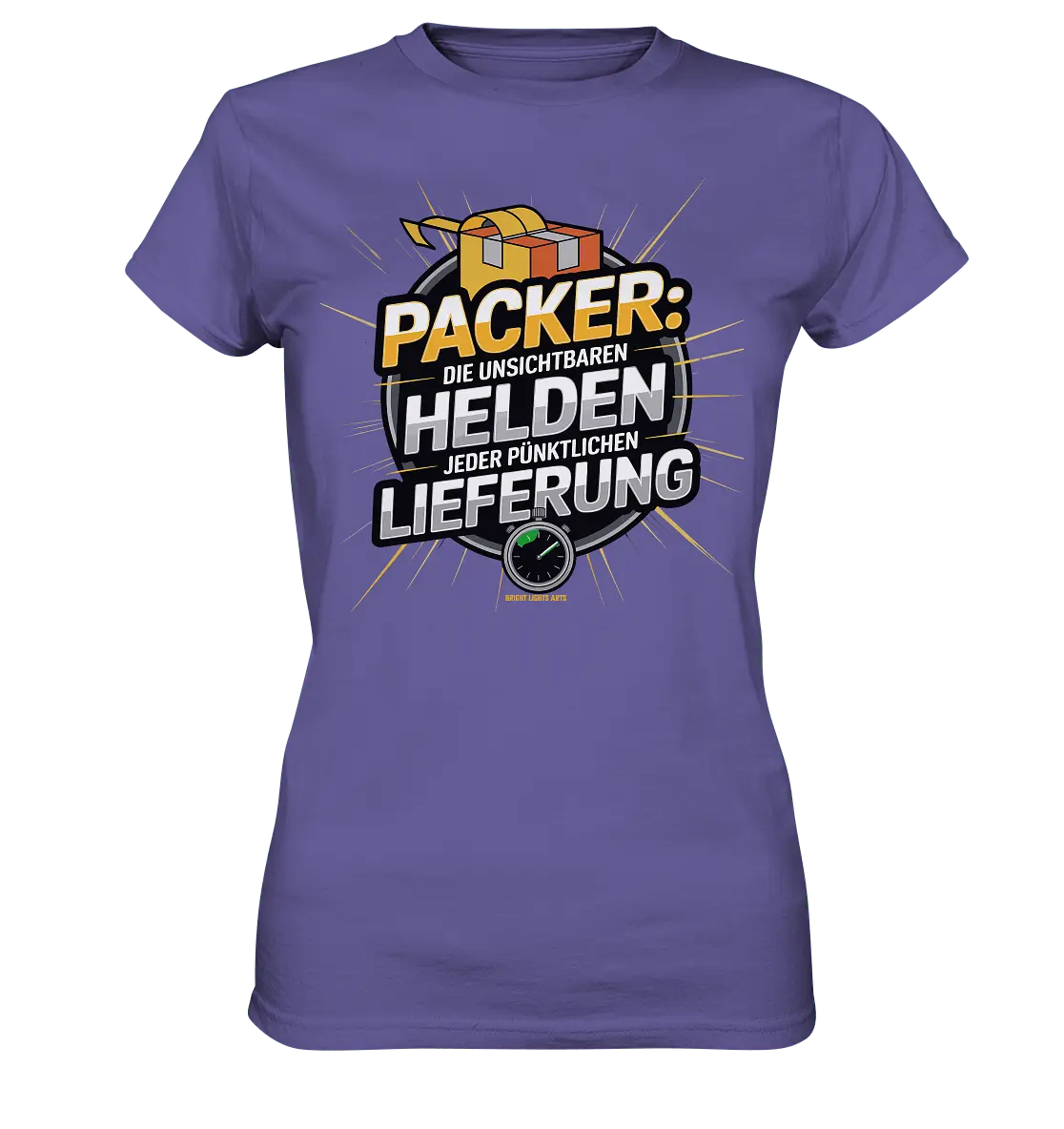 PACKER: Unsichtbare Helden der Logistik – Ein Design für Berufsstolz - Ladies Premium Shirt - Bright Lights Arts