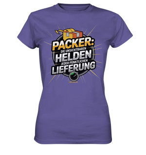 PACKER: Unsichtbare Helden der Logistik – Ein Design für Berufsstolz - Ladies Premium Shirt - Bright Lights Arts