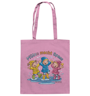 Pfützen-Spaß: Kinder im Regen - Baumwolltasche Bright Lights Arts