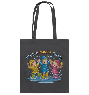Pfützen-Spaß: Kinder im Regen - Baumwolltasche Bright Lights Arts
