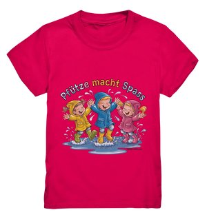 Pfützen-Spaß: Kinder im Regen - Kids Premium Shirt Bright Lights Arts