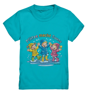 Pfützen-Spaß: Kinder im Regen - Kids Premium Shirt Bright Lights Arts