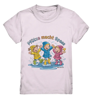 Pfützen-Spaß: Kinder im Regen - Kids Premium Shirt Bright Lights Arts