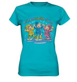 Pfützen-Spaß: Kinder im Regen - Ladies Premium Shirt Bright Lights Arts