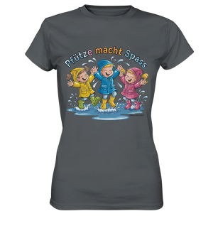 Pfützen-Spaß: Kinder im Regen - Ladies Premium Shirt Bright Lights Arts