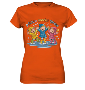 Pfützen-Spaß: Kinder im Regen - Ladies Premium Shirt Bright Lights Arts