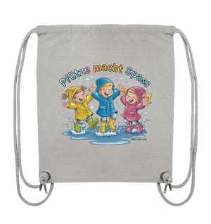 Pfützen-Spaß: Kinder im Regen - Organic Gym-Bag Bright Lights Arts