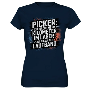 Picker – Kilometerjagd im Lager, neu definiert - Ladies Premium Shirt - Bright Lights Arts