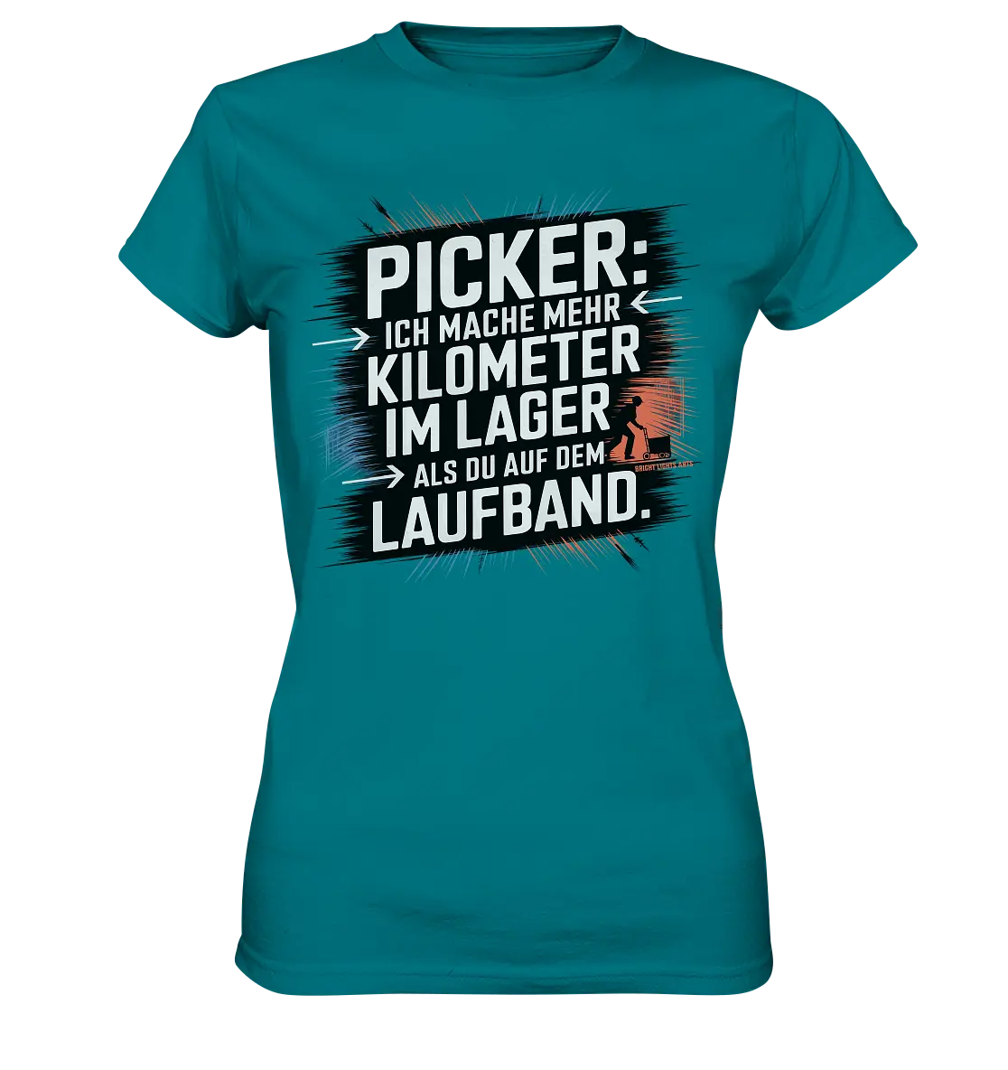 Picker – Kilometerjagd im Lager, neu definiert - Ladies Premium Shirt Bright Lights Arts