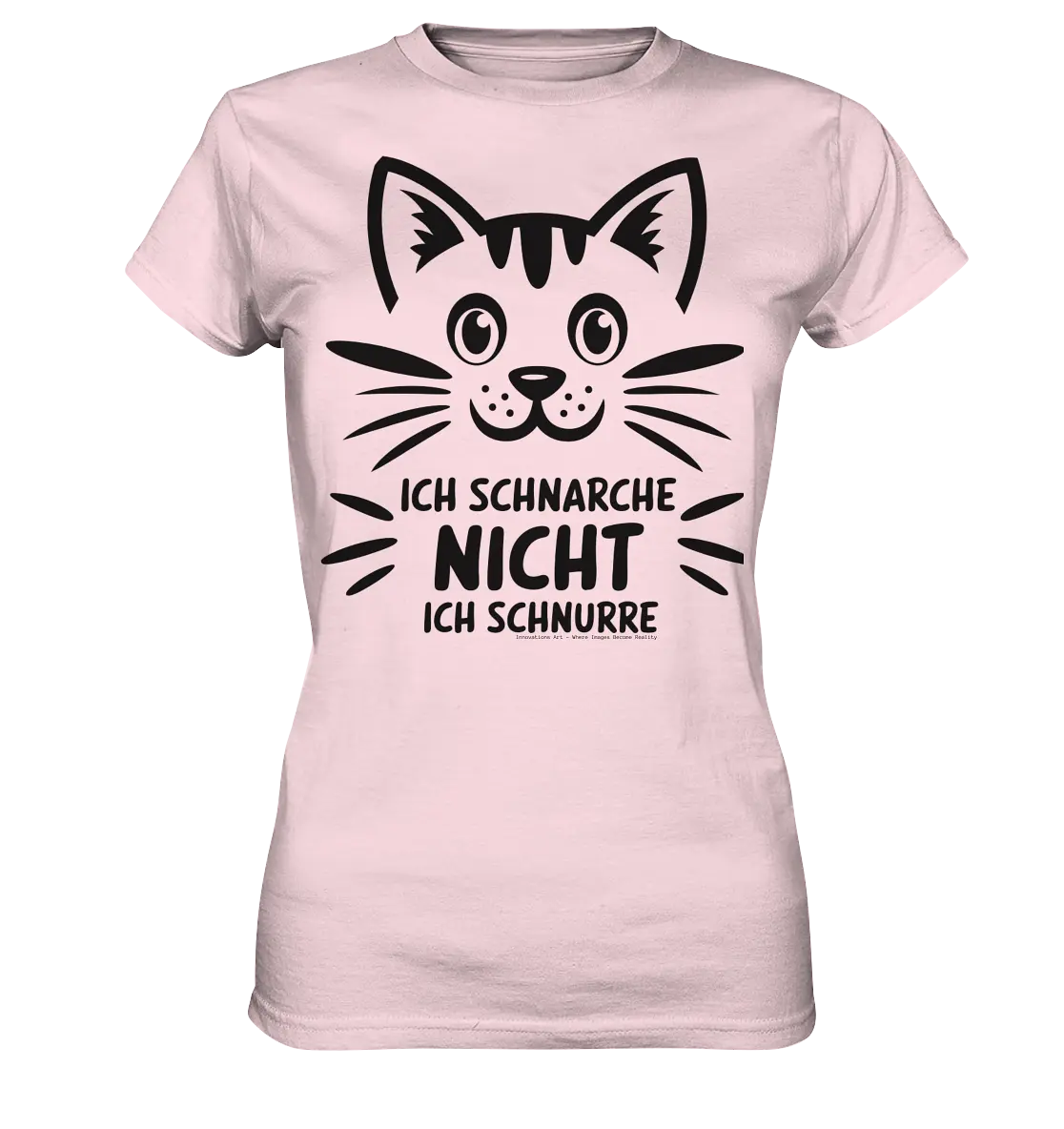 Pixel-Katze: Schnurren statt Schnarchen - Ladies Premium Shirt Bright Lights Arts