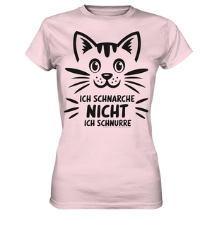 Pixel-Katze: Schnurren statt Schnarchen - Ladies Premium Shirt Bright Lights Arts