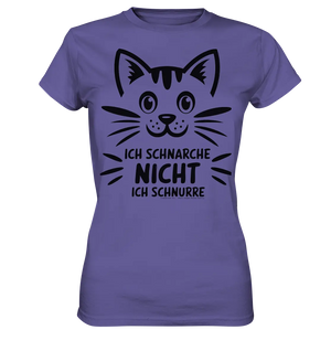 Pixel-Katze: Schnurren statt Schnarchen - Ladies Premium Shirt Bright Lights Arts