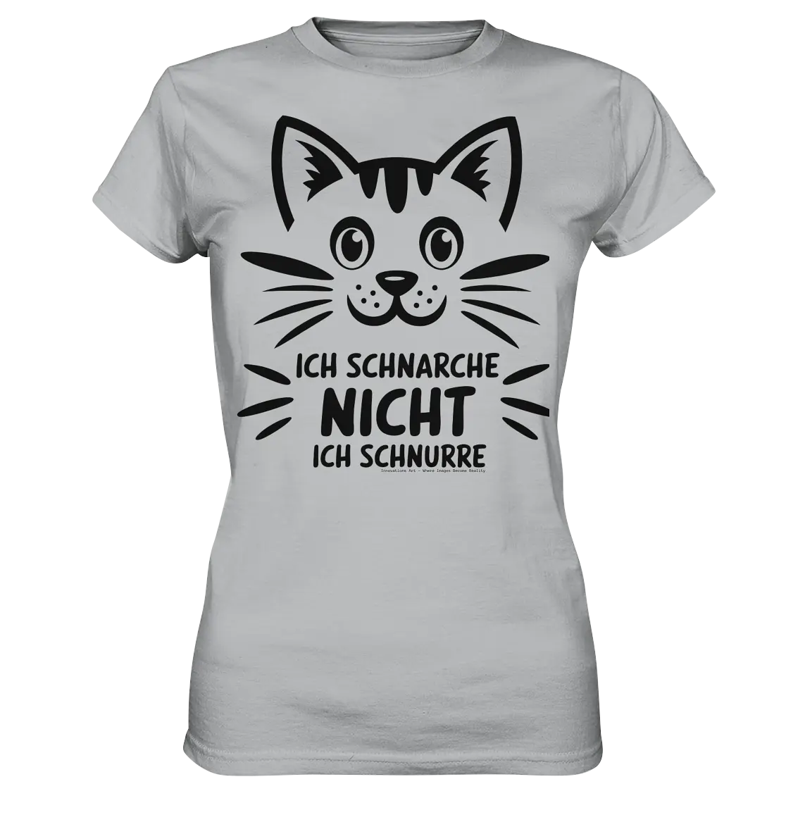 Pixel-Katze: Schnurren statt Schnarchen - Ladies Premium Shirt Bright Lights Arts
