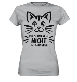 Pixel-Katze: Schnurren statt Schnarchen - Ladies Premium Shirt Bright Lights Arts