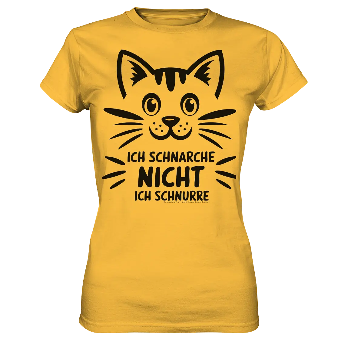 Pixel-Katze: Schnurren statt Schnarchen - Ladies Premium Shirt Bright Lights Arts