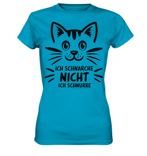 Pixel-Katze: Schnurren statt Schnarchen - Ladies Premium Shirt Bright Lights Arts