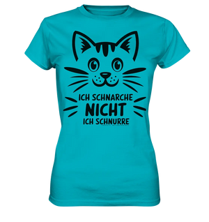 Pixel-Katze: Schnurren statt Schnarchen - Ladies Premium Shirt Bright Lights Arts