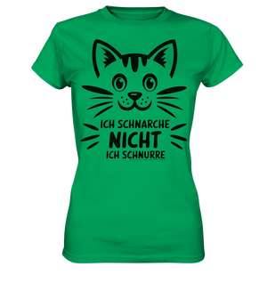 Pixel-Katze: Schnurren statt Schnarchen - Ladies Premium Shirt Bright Lights Arts