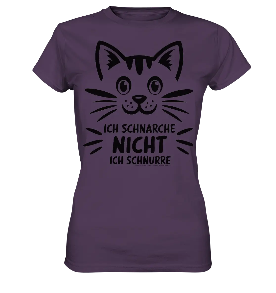 Pixel-Katze: Schnurren statt Schnarchen - Ladies Premium Shirt Bright Lights Arts