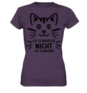 Pixel-Katze: Schnurren statt Schnarchen - Ladies Premium Shirt Bright Lights Arts