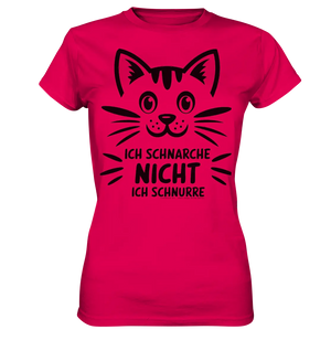 Pixel-Katze: Schnurren statt Schnarchen - Ladies Premium Shirt Bright Lights Arts