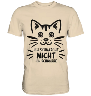 Pixel-Katze: Schnurren statt Schnarchen - Premium Shirt Bright Lights Arts