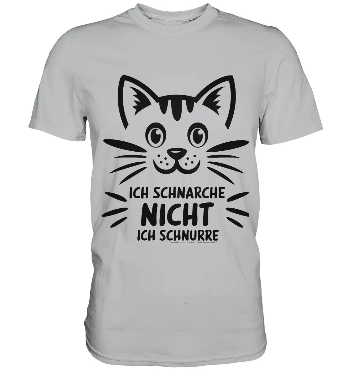 Pixel-Katze: Schnurren statt Schnarchen - Premium Shirt Bright Lights Arts
