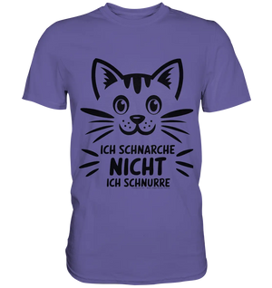 Pixel-Katze: Schnurren statt Schnarchen - Premium Shirt Bright Lights Arts