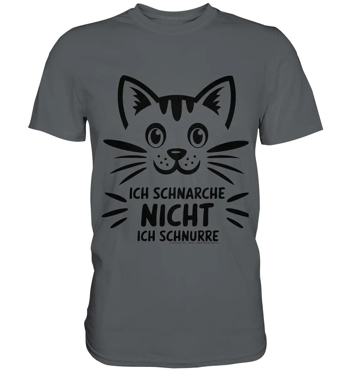 Pixel-Katze: Schnurren statt Schnarchen - Premium Shirt Bright Lights Arts