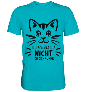 Pixel-Katze: Schnurren statt Schnarchen - Premium Shirt Bright Lights Arts