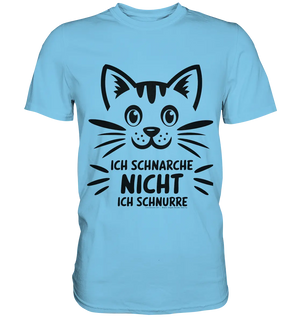 Pixel-Katze: Schnurren statt Schnarchen - Premium Shirt Bright Lights Arts