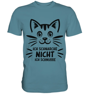 Pixel-Katze: Schnurren statt Schnarchen - Premium Shirt Bright Lights Arts