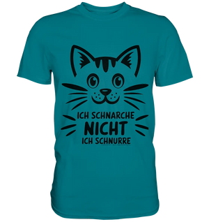Pixel-Katze: Schnurren statt Schnarchen - Premium Shirt Bright Lights Arts