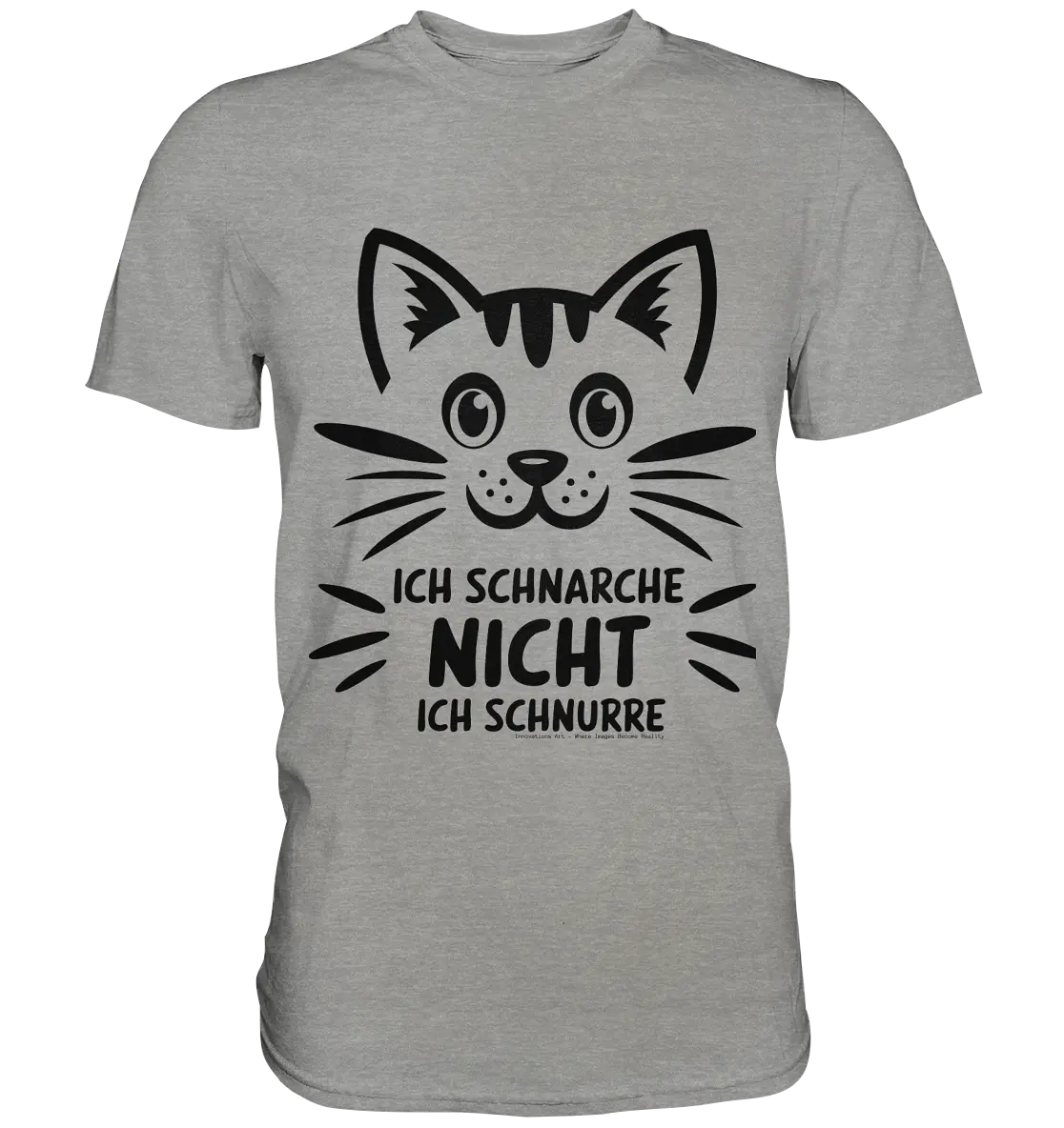 Pixel-Katze: Schnurren statt Schnarchen - Premium Shirt Bright Lights Arts