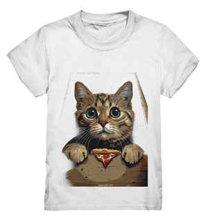 Pizza Cat - Niedlich & Humorvoll - Kids Premium Shirt Bright Lights Arts
