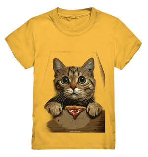 Pizza Cat - Niedlich & Humorvoll - Kids Premium Shirt Bright Lights Arts