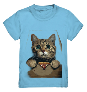 Pizza Cat - Niedlich & Humorvoll - Kids Premium Shirt Bright Lights Arts