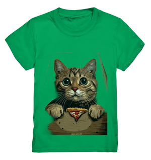 Pizza Cat - Niedlich & Humorvoll - Kids Premium Shirt Bright Lights Arts